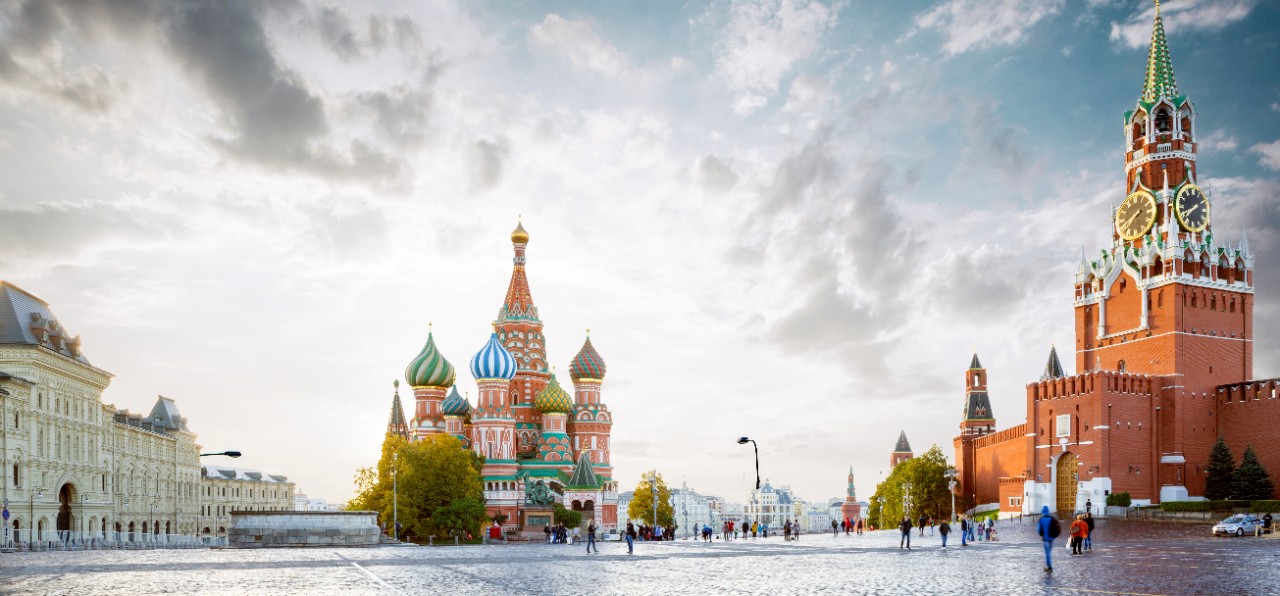 Panorama of Red Square in Moscow